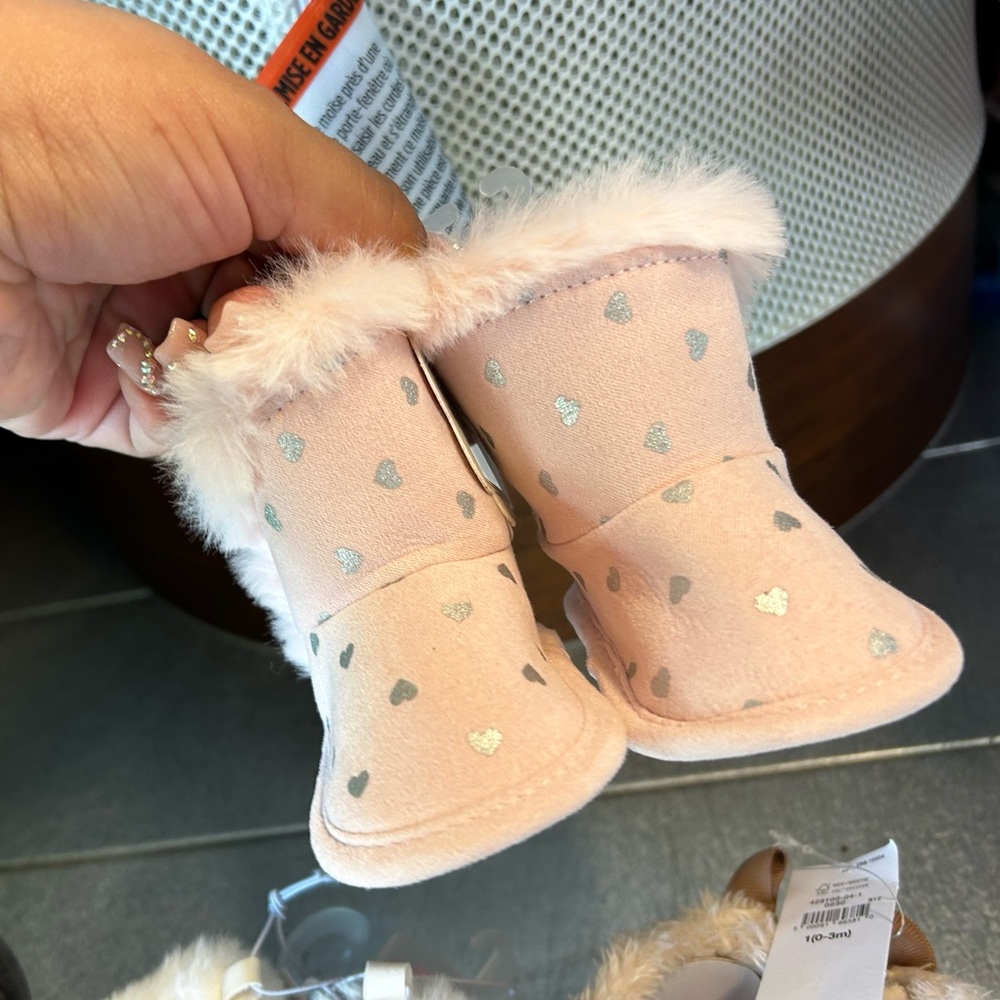 0-3 month baby boots